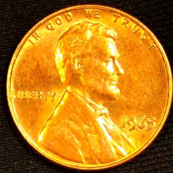 🔥1965 P Lincoln Penny,🔥 In Absolutely Brilliant Condition👏 - Picture 3 of 9